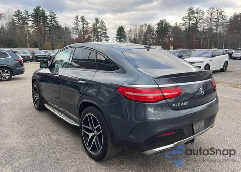 2016 Mercedes-Benz Gle Coupe 450 4Matic from USA, damaged, VIN 4JGED6EB8GA021279